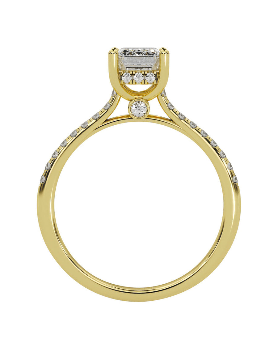 Anillo de compromiso - pavé - M1227-EM-LG