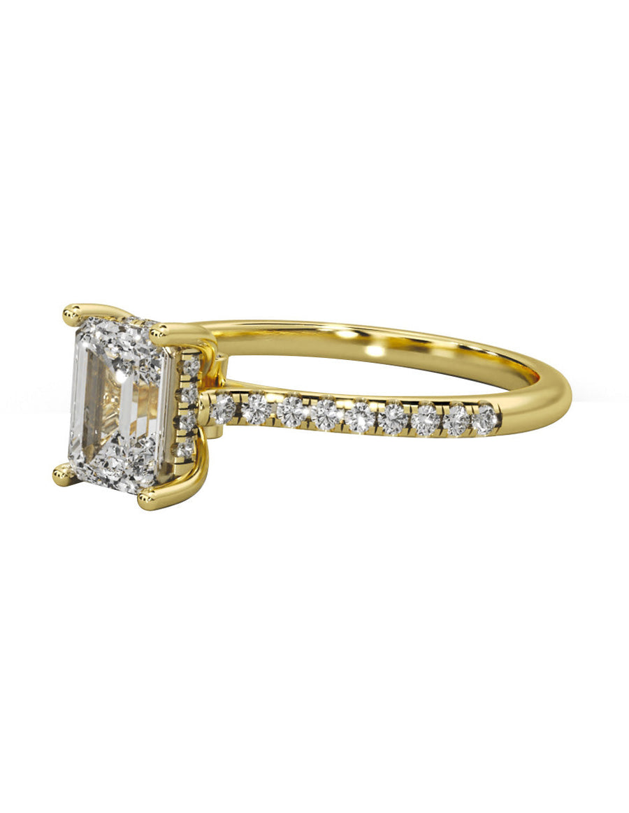 Anillo de compromiso - pavé - M1227-EM-LG
