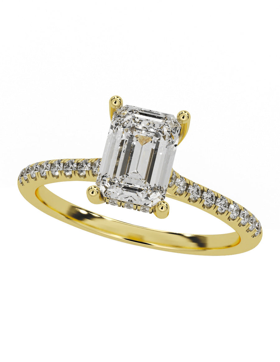 Anillo de Compromiso - pavé - M1227-EM-CZ