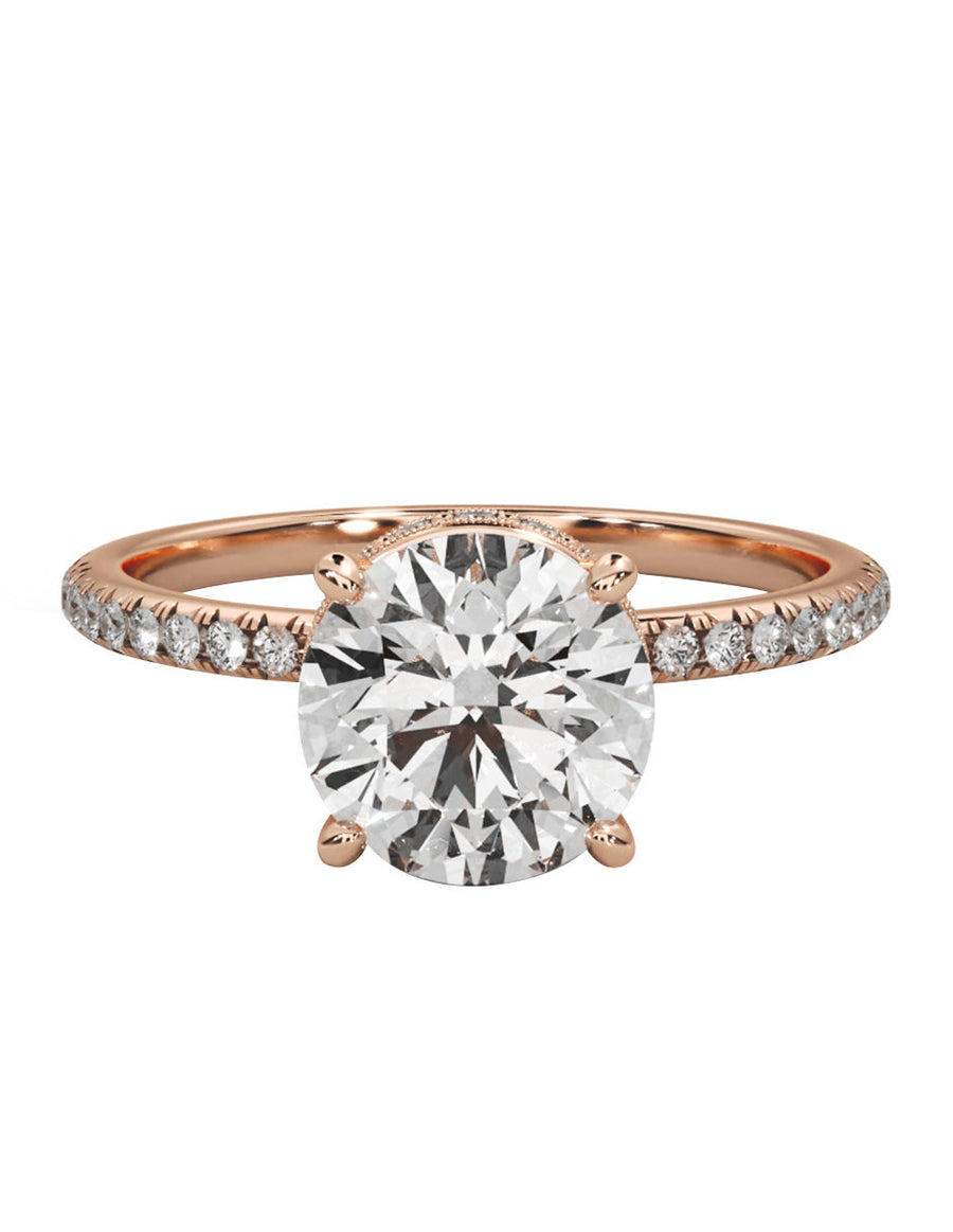 Anillo de compromiso - pavé - M1228-RD-LG