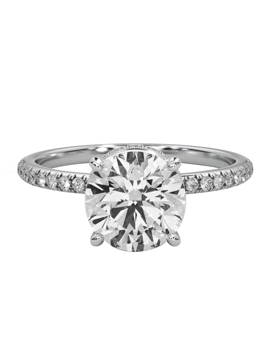 Anillo de compromiso - pavé - M1228-RD-LG