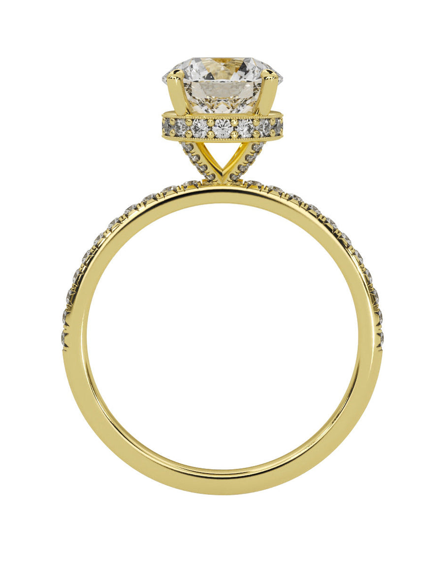 Anillo de compromiso - pavé - M1228-RD-LG