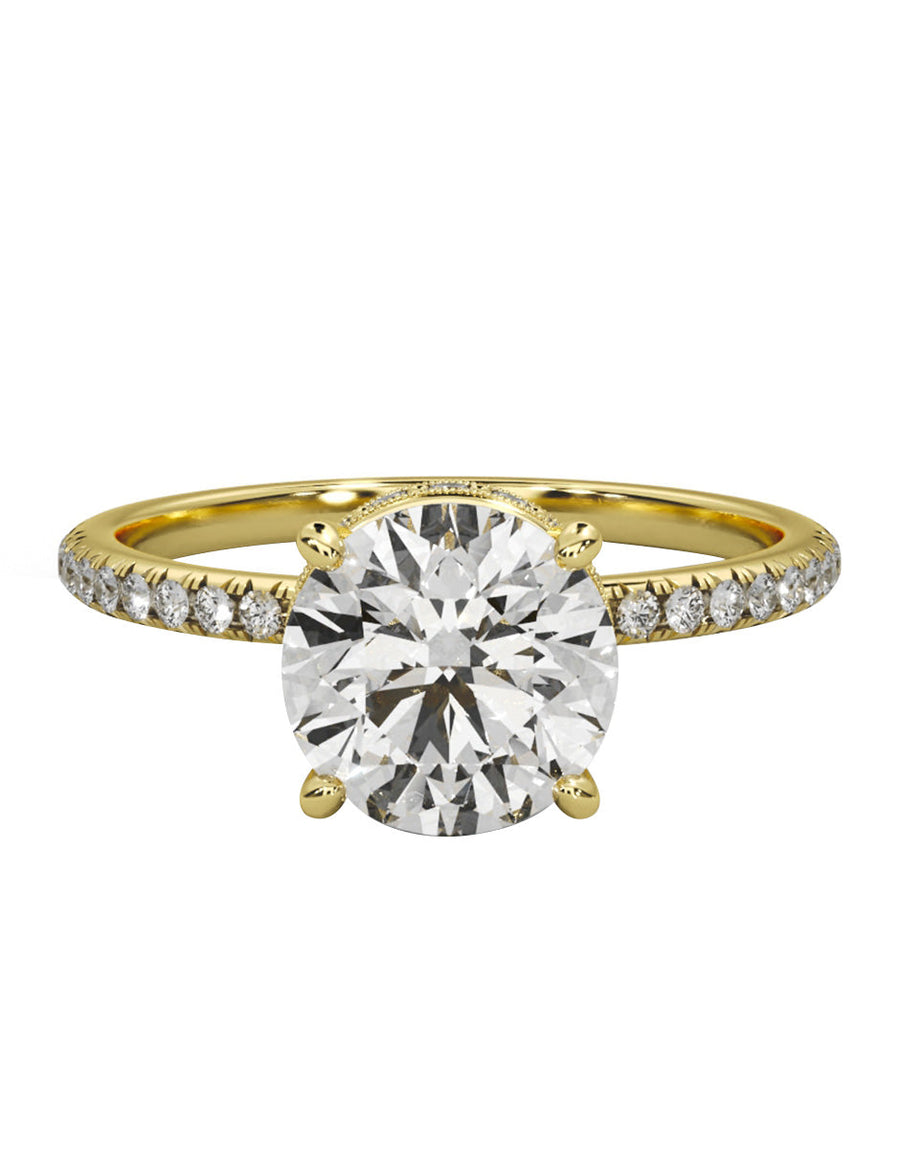 Anillo de compromiso - pavé - M1228-RD-LG