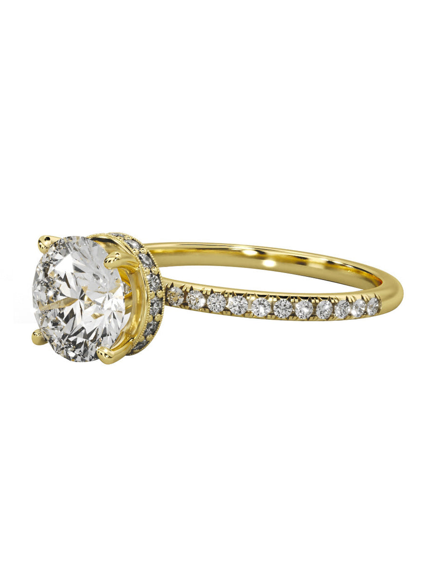 Anillo de compromiso - pavé - M1228-RD-LG