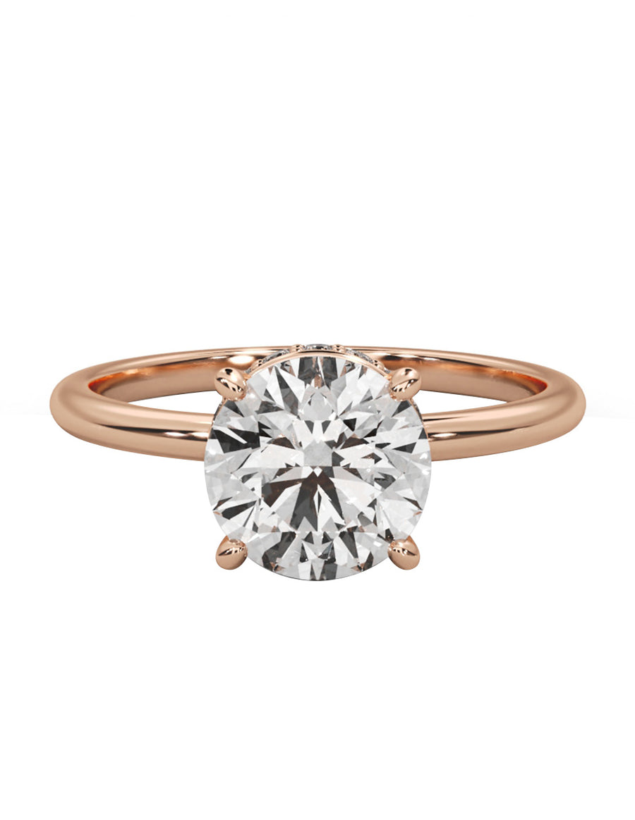 MONTADURA PARA PERSONALIZAR ANILLO DE COMPROMISO - PAVÉ
