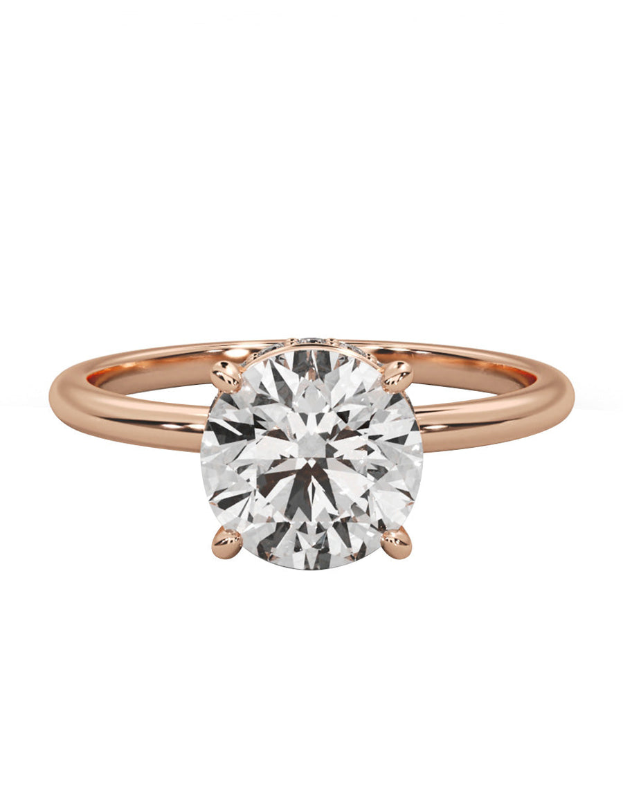 Anillo de compromiso - pavé - M1229-RD-LG