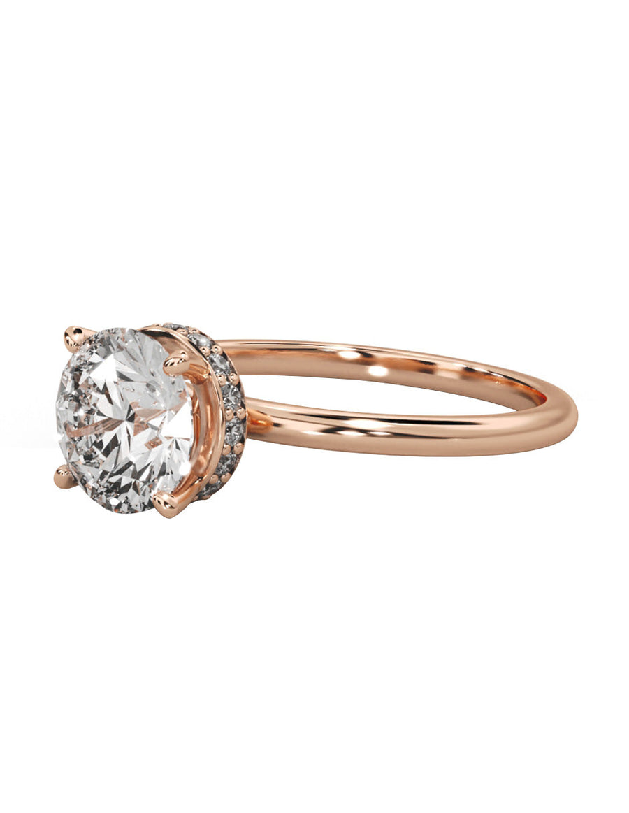 Anillo de compromiso - pavé - M1229-RD-LG