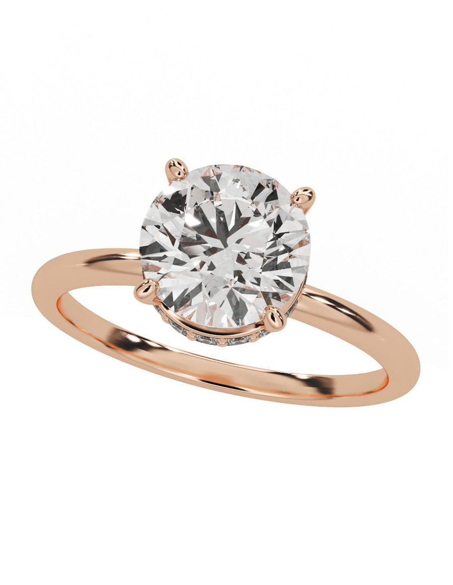 Anillo de compromiso - pavé - M1229-RD-LG