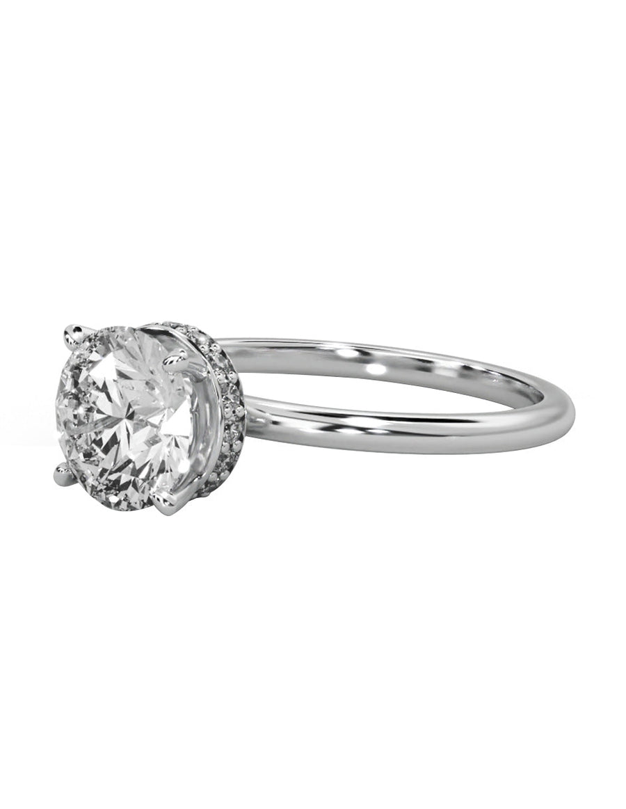 Anillo de compromiso - pavé - M1229-RD-LG