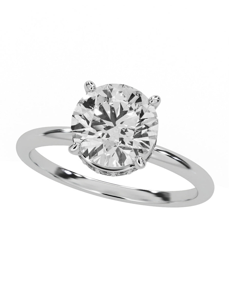 Anillo de compromiso - pavé - M1229-RD-LG