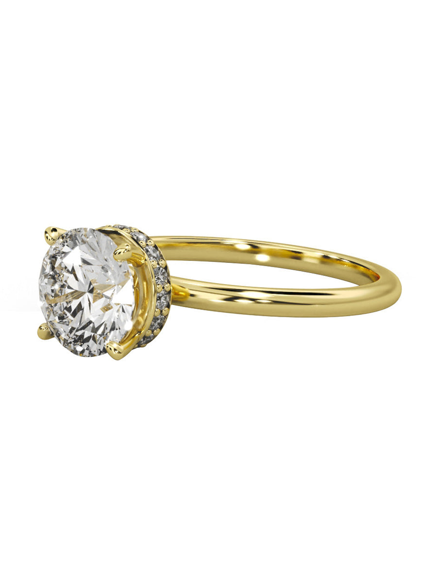 Anillo de compromiso - pavé - M1229-RD-LG