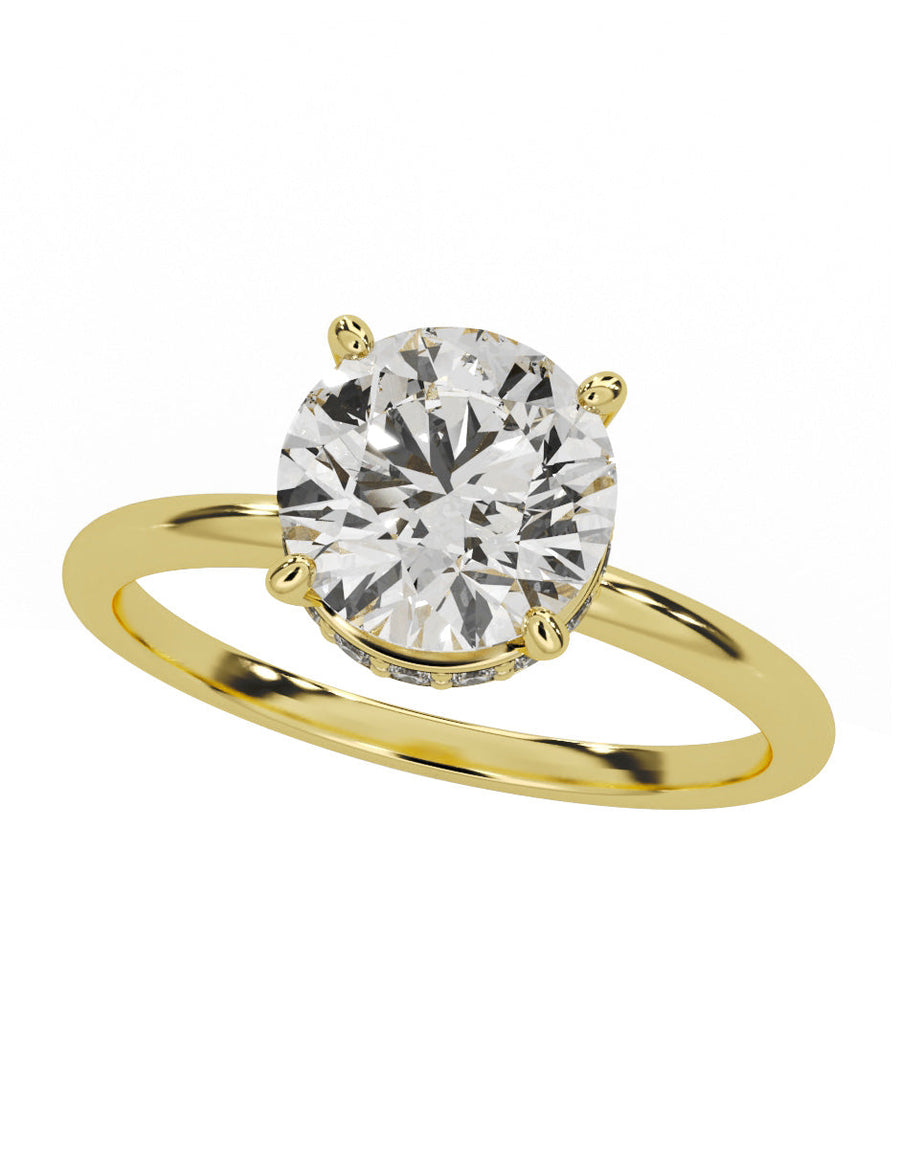Anillo de compromiso - pavé - M1229-RD-LG
