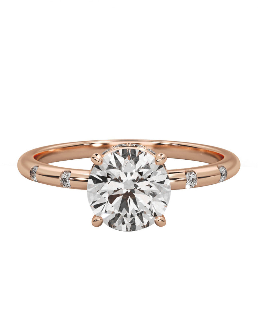 Anillo de Compromiso - pavé - M1230-RD-CZ