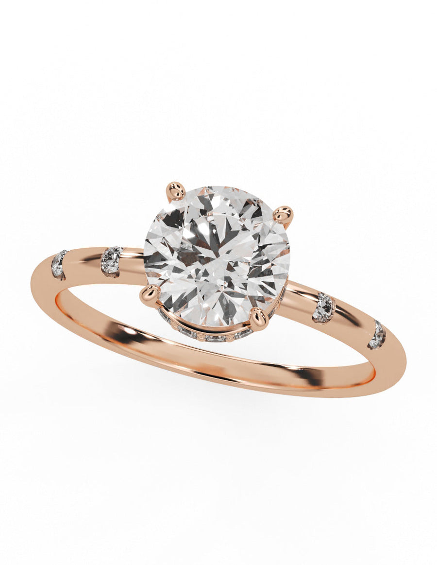 Anillo de Compromiso - pavé - M1230-RD-CZ