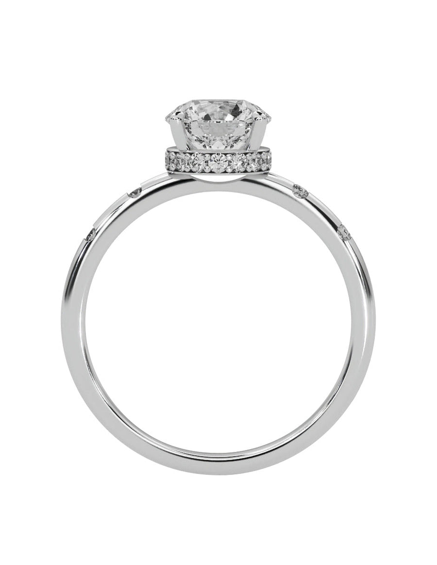 Anillo de Compromiso - pavé - M1230-RD-CZ