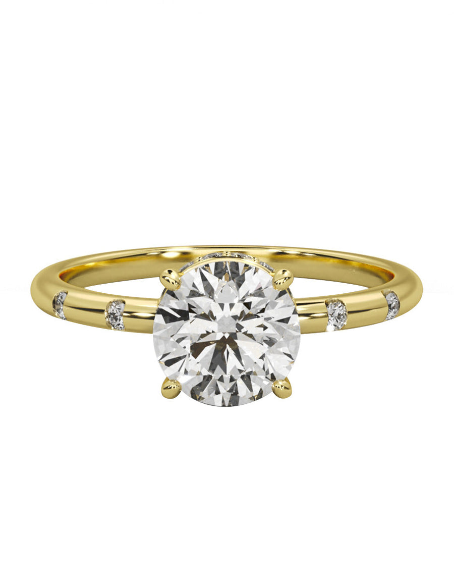 Anillo de compromiso - pavé - M1230-RD-LG