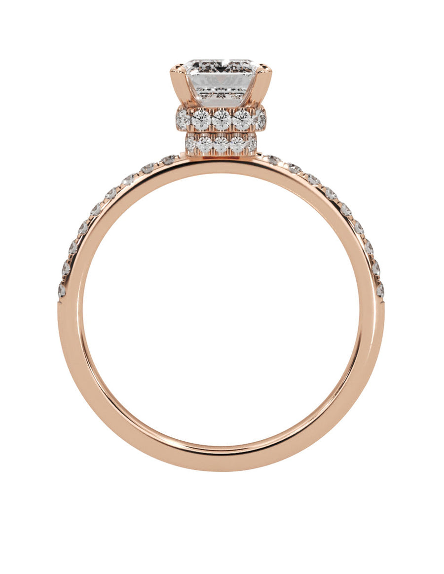 Anillo de compromiso - pavé - M1231-EM-LG