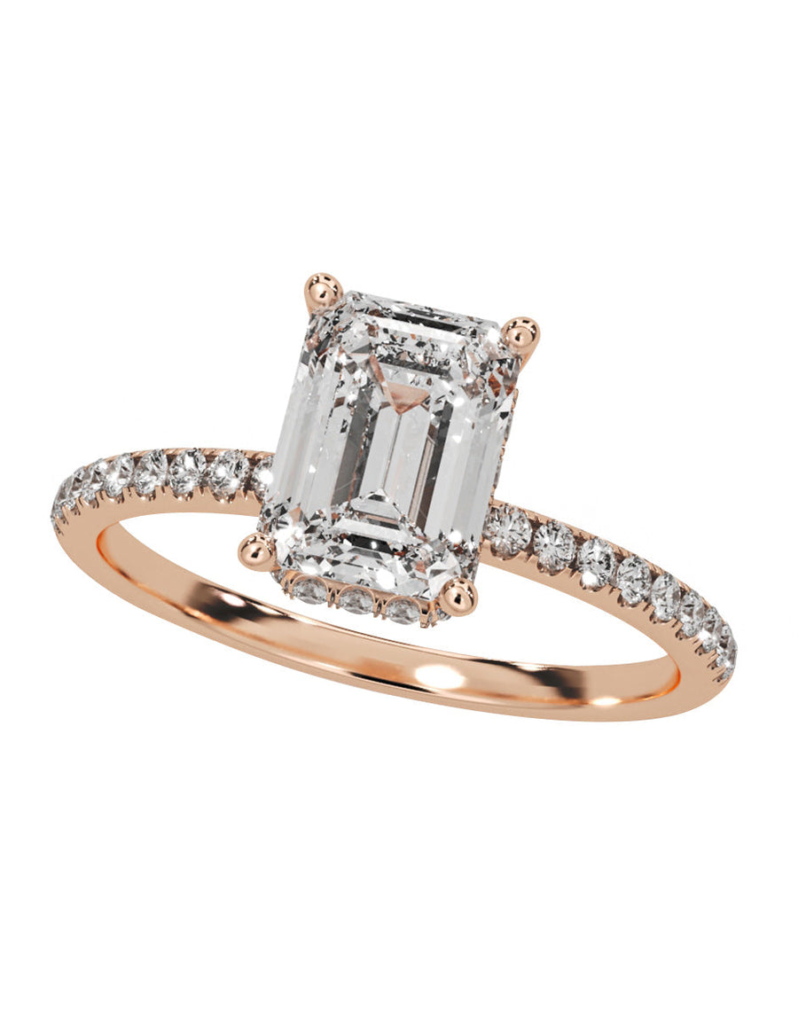 Anillo de compromiso - pavé - M1231-EM-LG