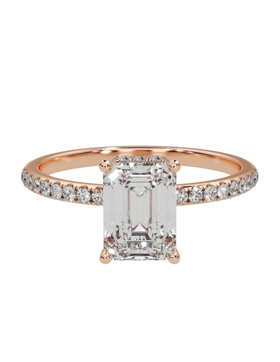MONTADURA PARA PERSONALIZAR ANILLO DE COMPROMISO - PAVÉ