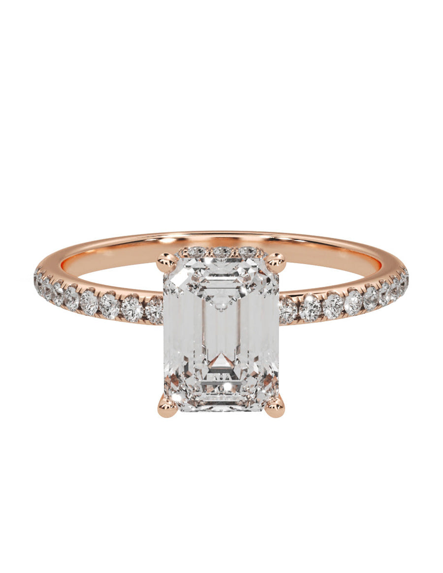 Anillo de compromiso - pavé - M1231-EM-LG