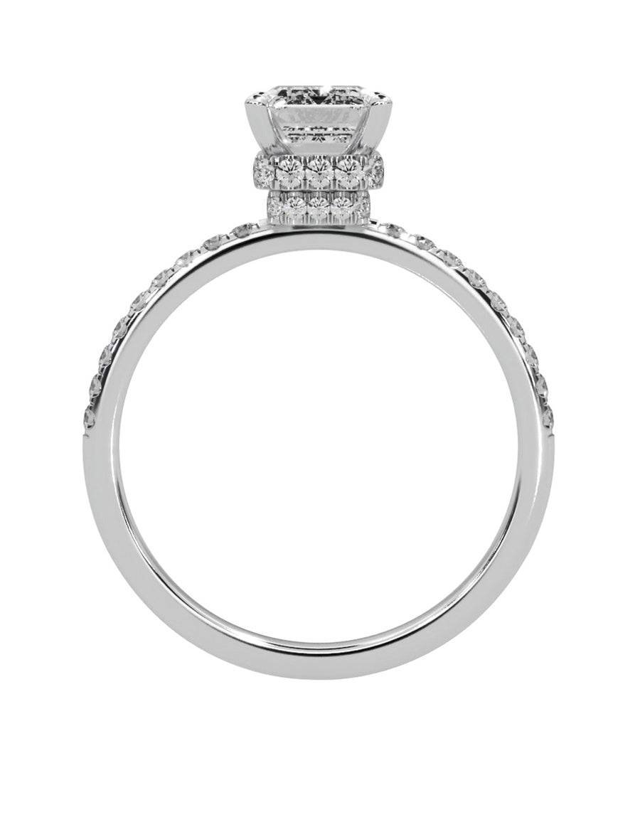 MONTADURA PARA PERSONALIZAR ANILLO DE COMPROMISO - PAVÉ