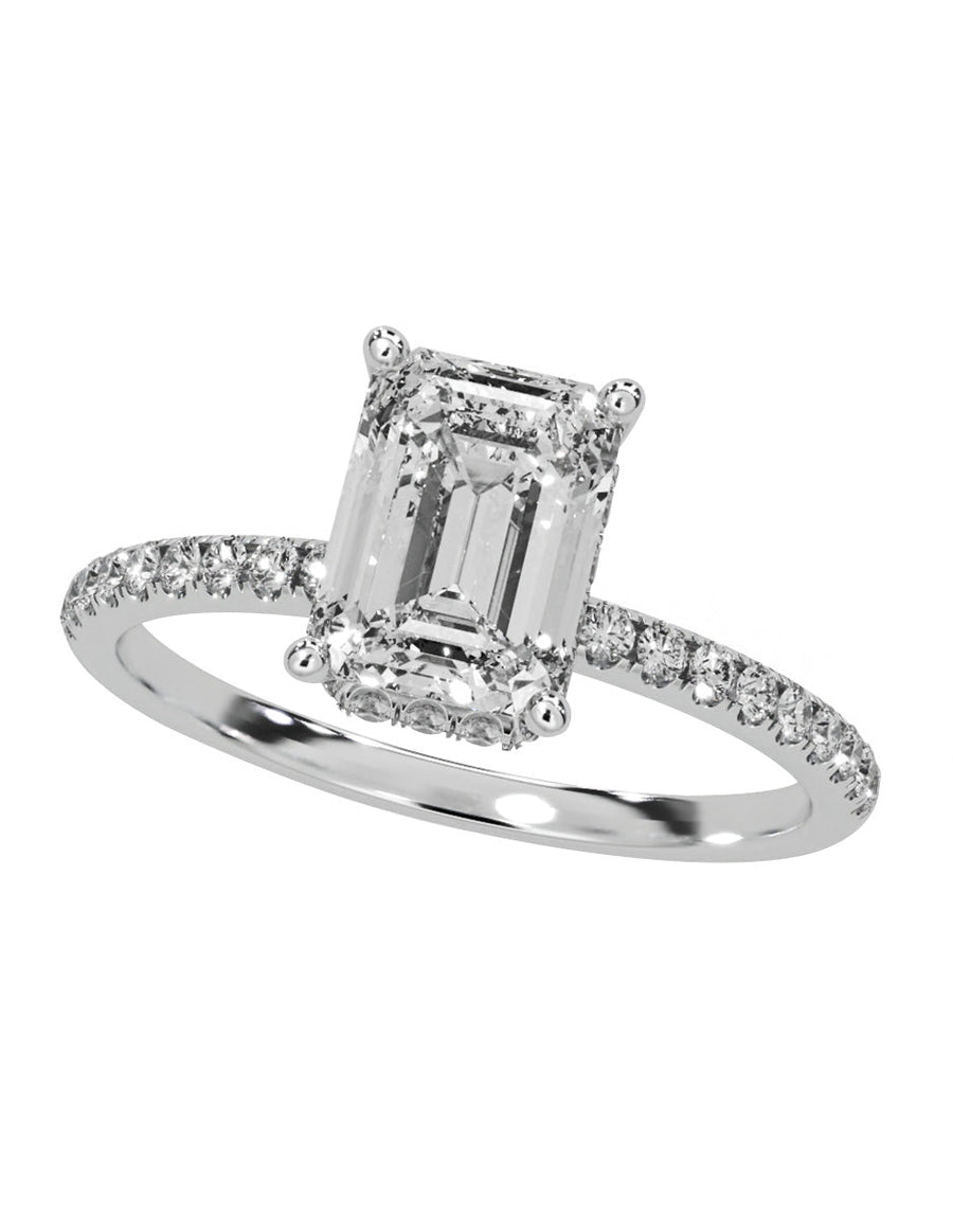 Anillo de compromiso - pavé - M1231-EM-LG