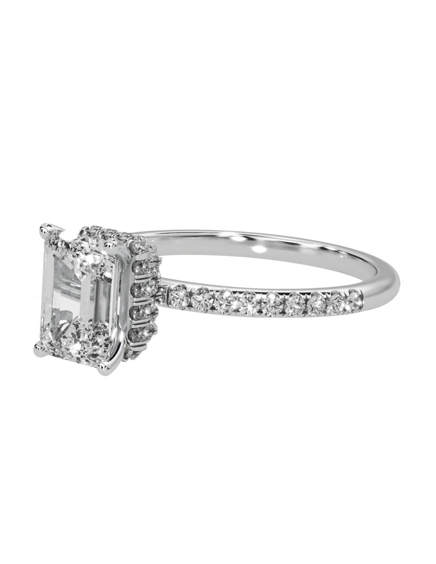 Anillo de compromiso - pavé - M1231-EM-LG