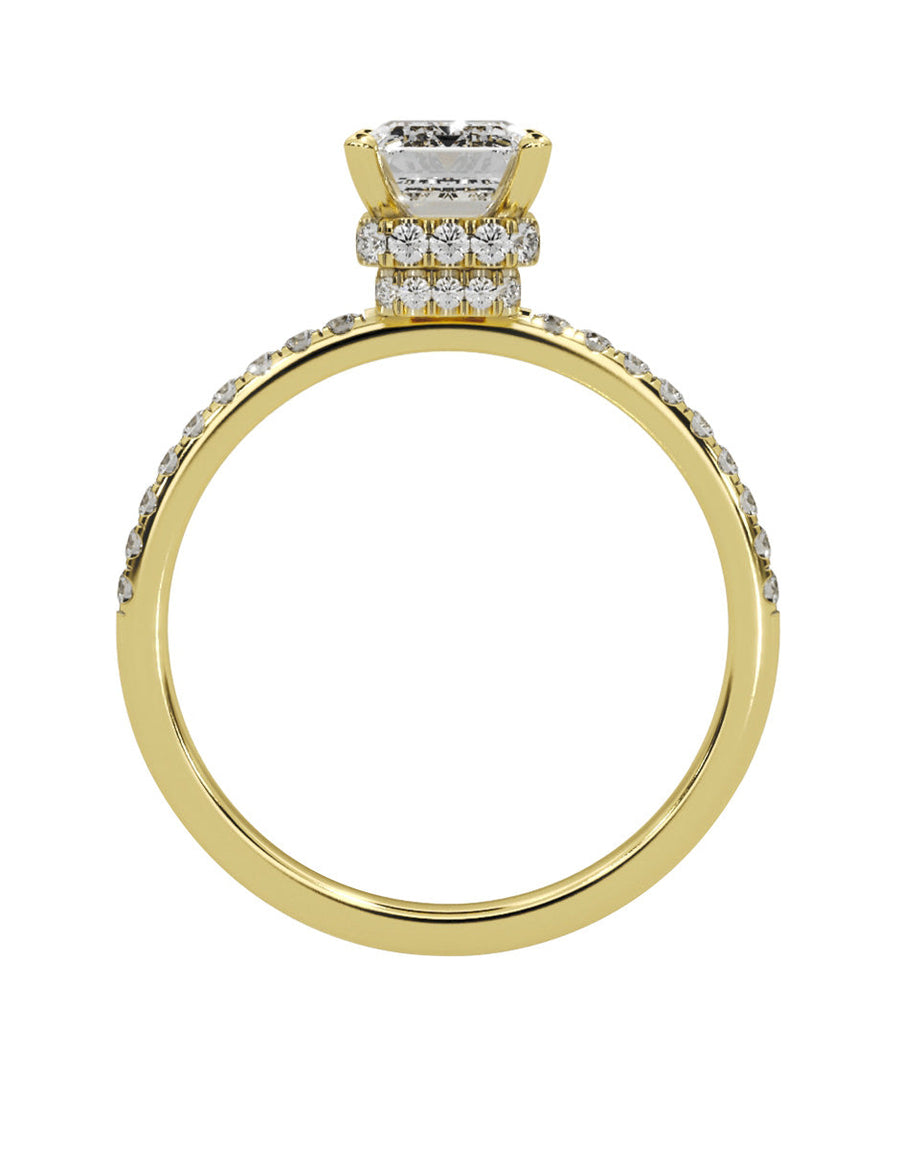 Anillo de compromiso - pavé - M1231-EM-LG
