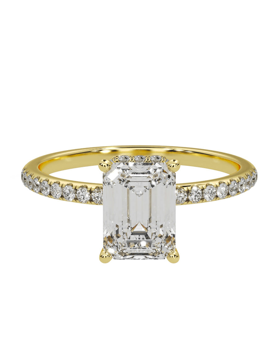MONTADURA PARA PERSONALIZAR ANILLO DE COMPROMISO - PAVÉ