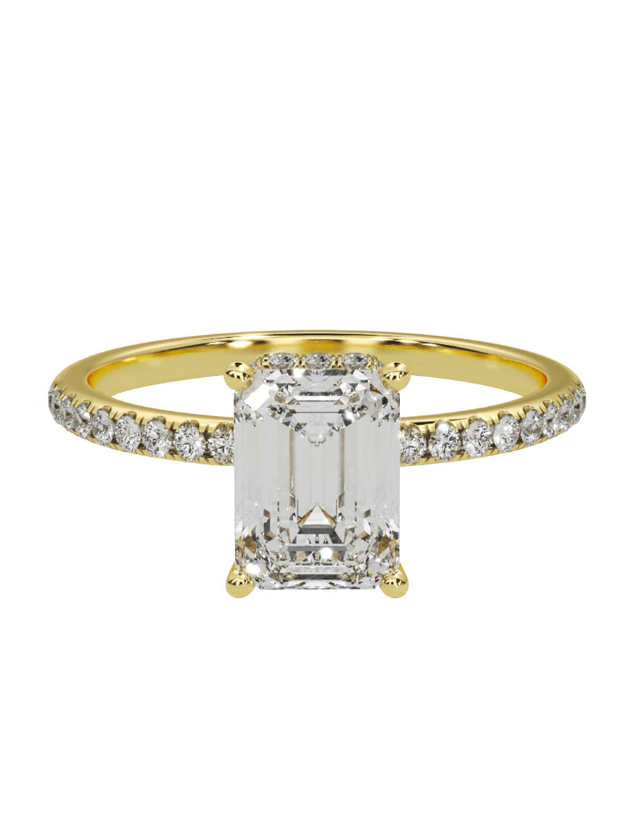 Anillo de compromiso - pavé - M1231-EM-LG