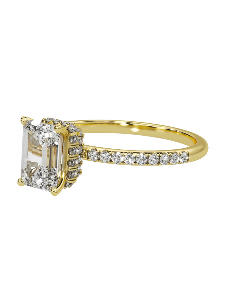 Anillo de compromiso - pavé - M1231-EM-LG