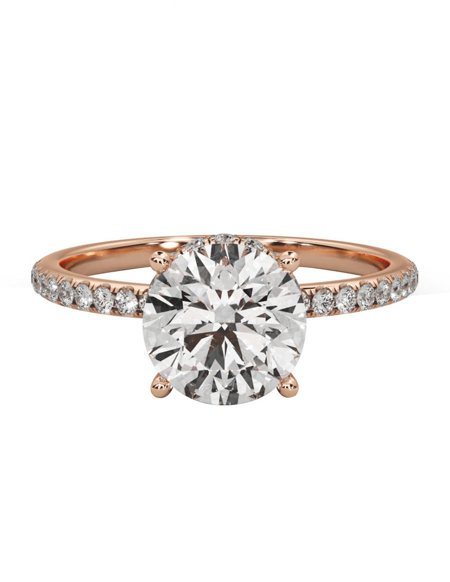 MONTADURA PARA PERSONALIZAR ANILLO DE COMPROMISO - PAVÉ