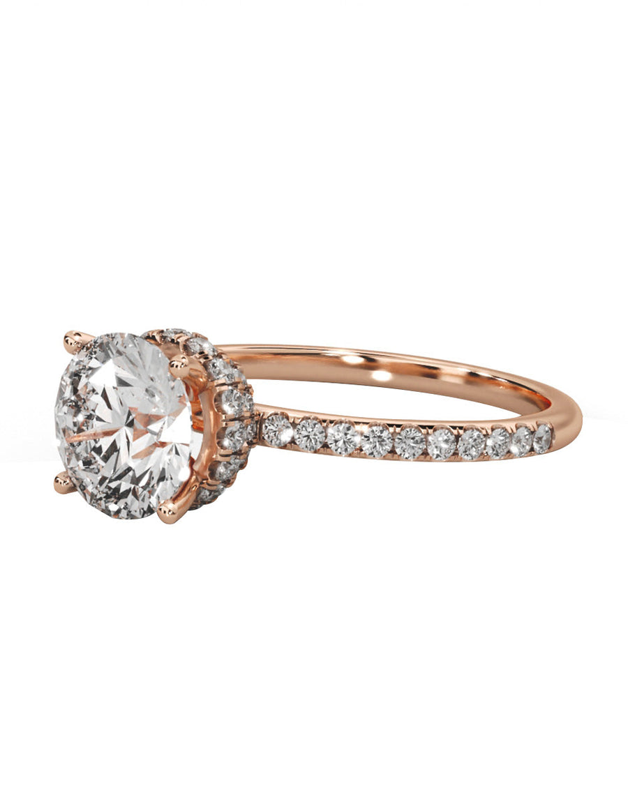 Anillo de compromiso - pavé - M1231-RD-LG