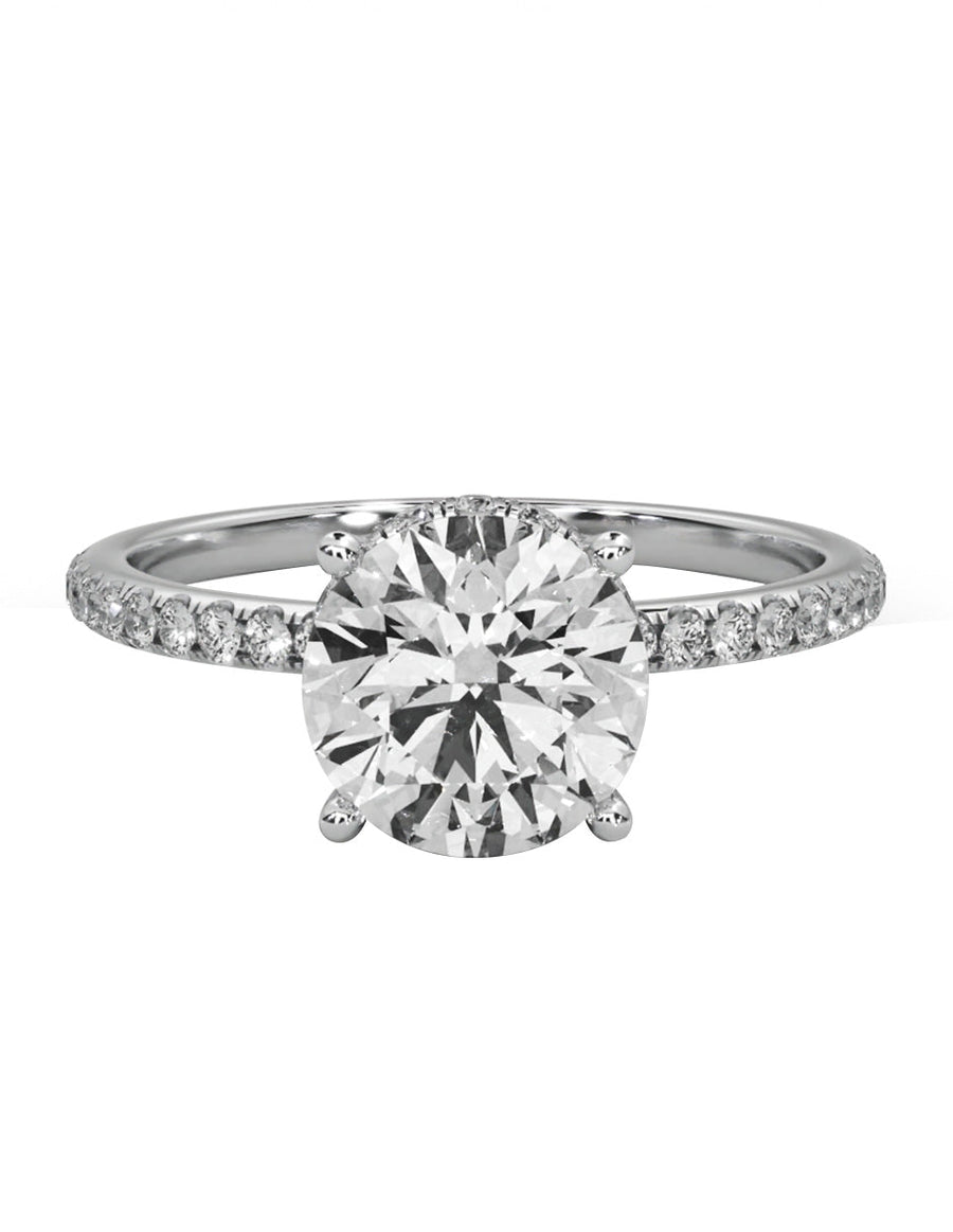 Anillo de compromiso - pavé - M1231-RD-LG