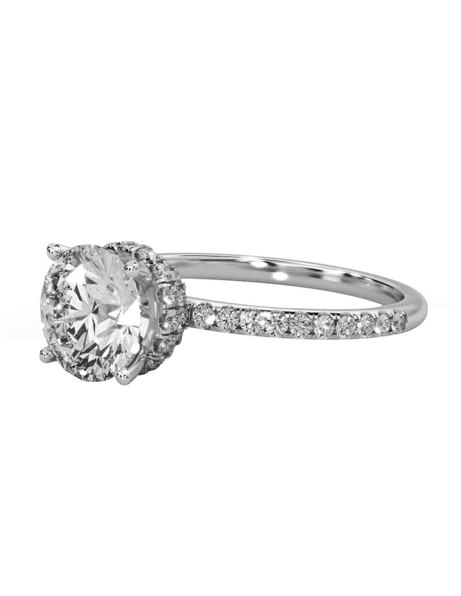 Anillo de compromiso - pavé - M1231-RD-LG