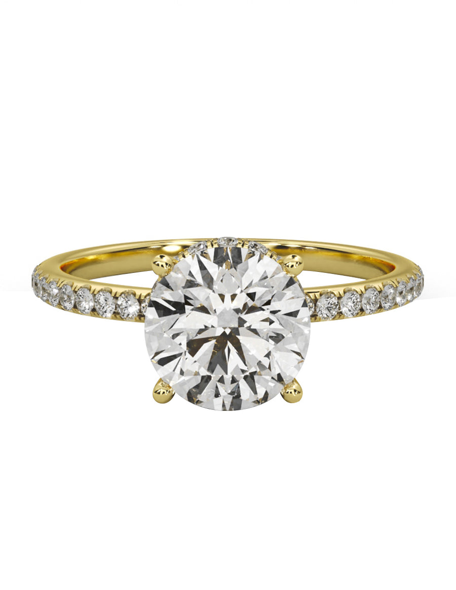 MONTADURA PARA PERSONALIZAR ANILLO DE COMPROMISO - PAVÉ