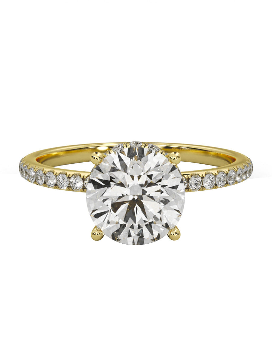 Anillo de compromiso - pavé - M1231-RD-LG
