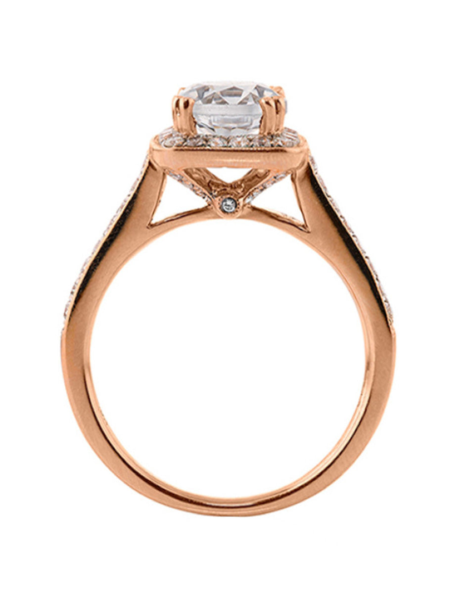 ANILLO DE COMPROMISO DE ORO 18K CON DIAMANTE DE LABORATORIO (SUSTENTABLE) 1.05 E VVS2 IGI-