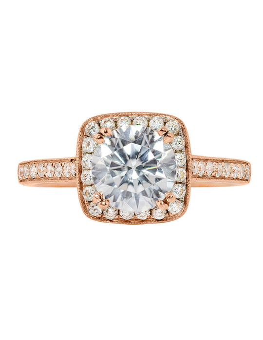 18K GOLD ENGAGEMENT RING WITH LABORATORY DIAMOND (SUSTAINABLE) 1.05 E VVS2 IGI