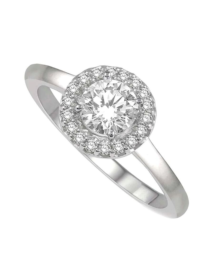 ANILLO DE COMPROMISO CON DIAMANTE DE 0.25 F SI1