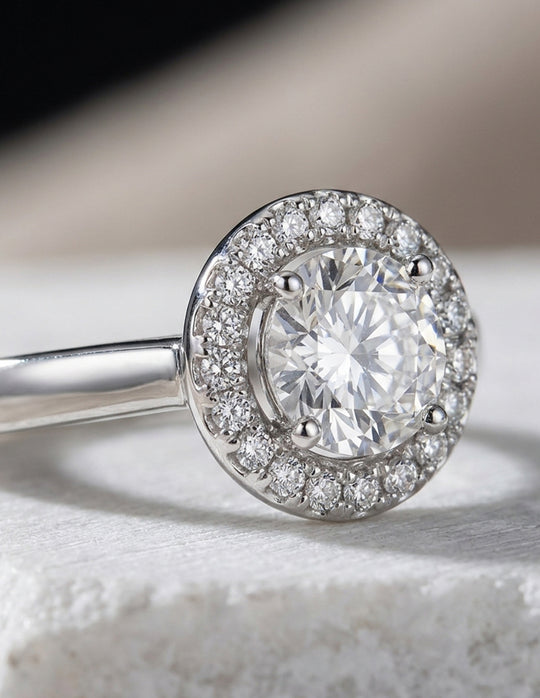 ANILLO DE COMPROMISO CON DIAMANTE DE 0.25 F SI1