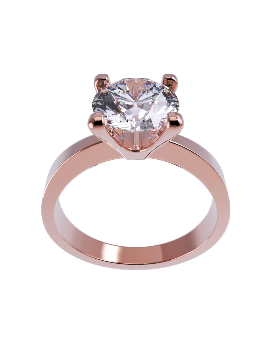 MONTADURA PARA PERSONALIZAR ANILLO DE COMPROMISO - SOLITARIO