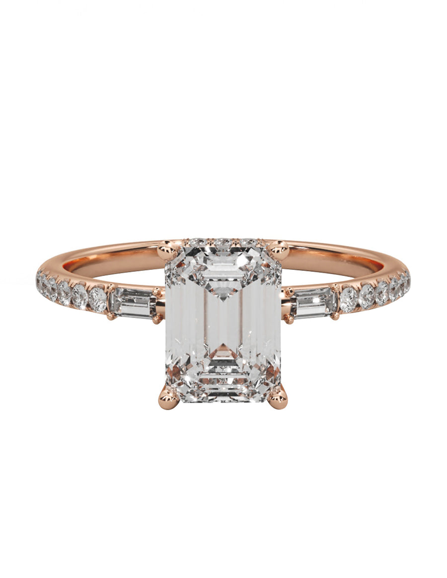 MONTADURA PARA PERSONALIZAR ANILLO DE COMPROMISO - PAVÉ