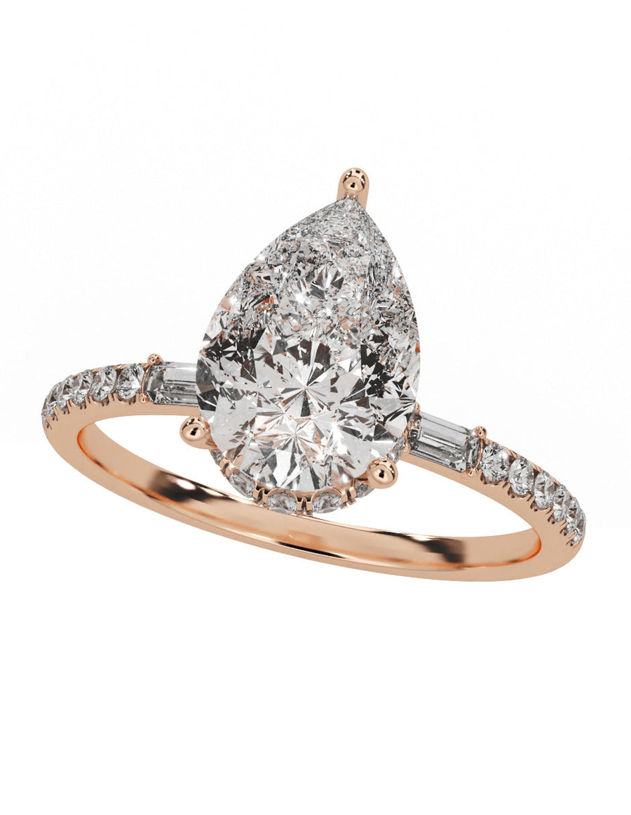 Anillo de Compromiso - pavé - M839-PE-CZ
