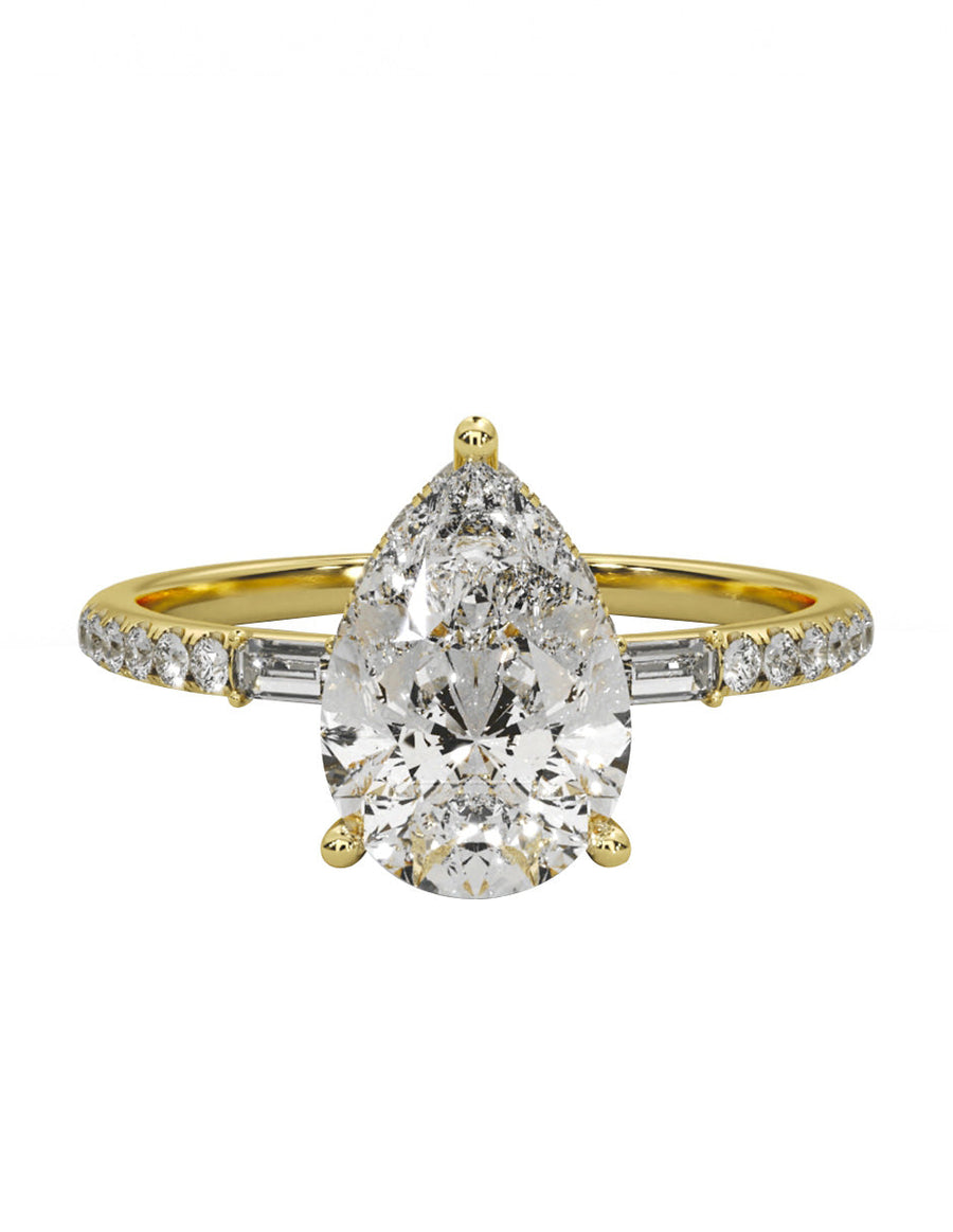 Anillo de Compromiso - pavé - M839-PE-CZ