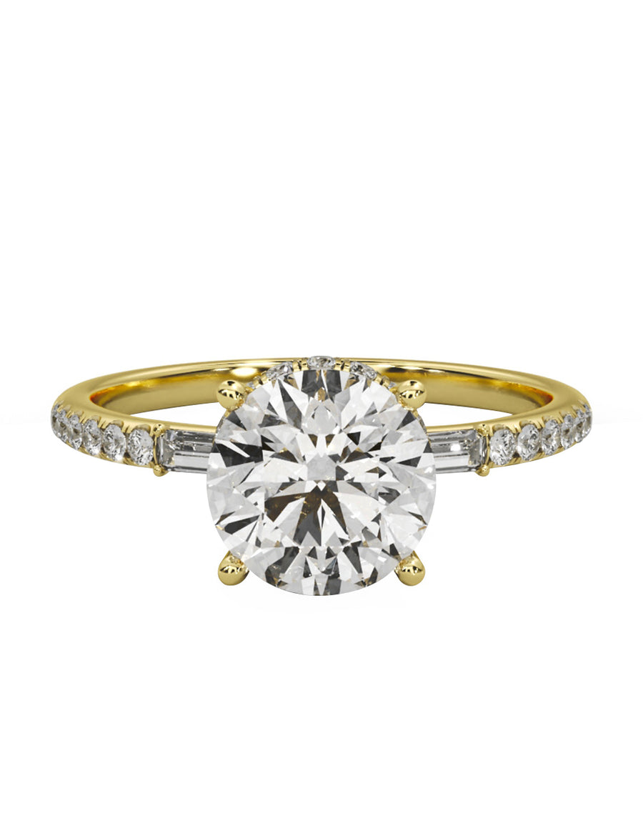 MONTADURA PARA PERSONALIZAR ANILLO DE COMPROMISO - PAVÉ