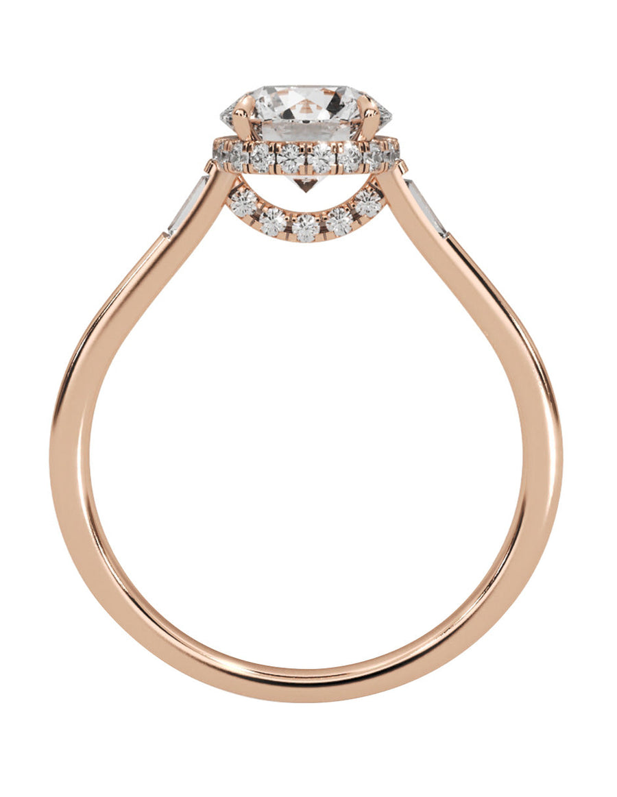 Anillo de compromiso - pavé - M846-RD-LG