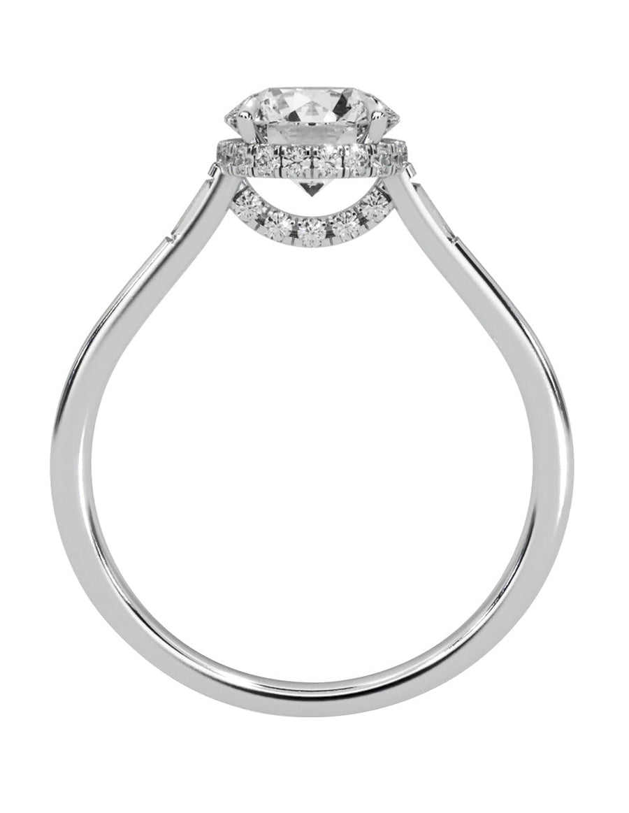 Anillo de compromiso - pavé - M846-RD-LG