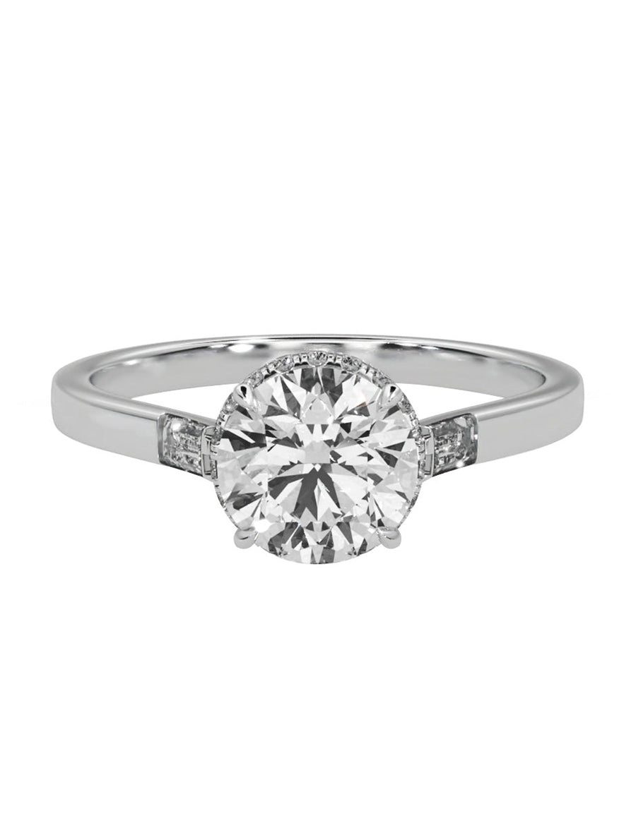 Anillo de compromiso - pavé - M846-RD-LG