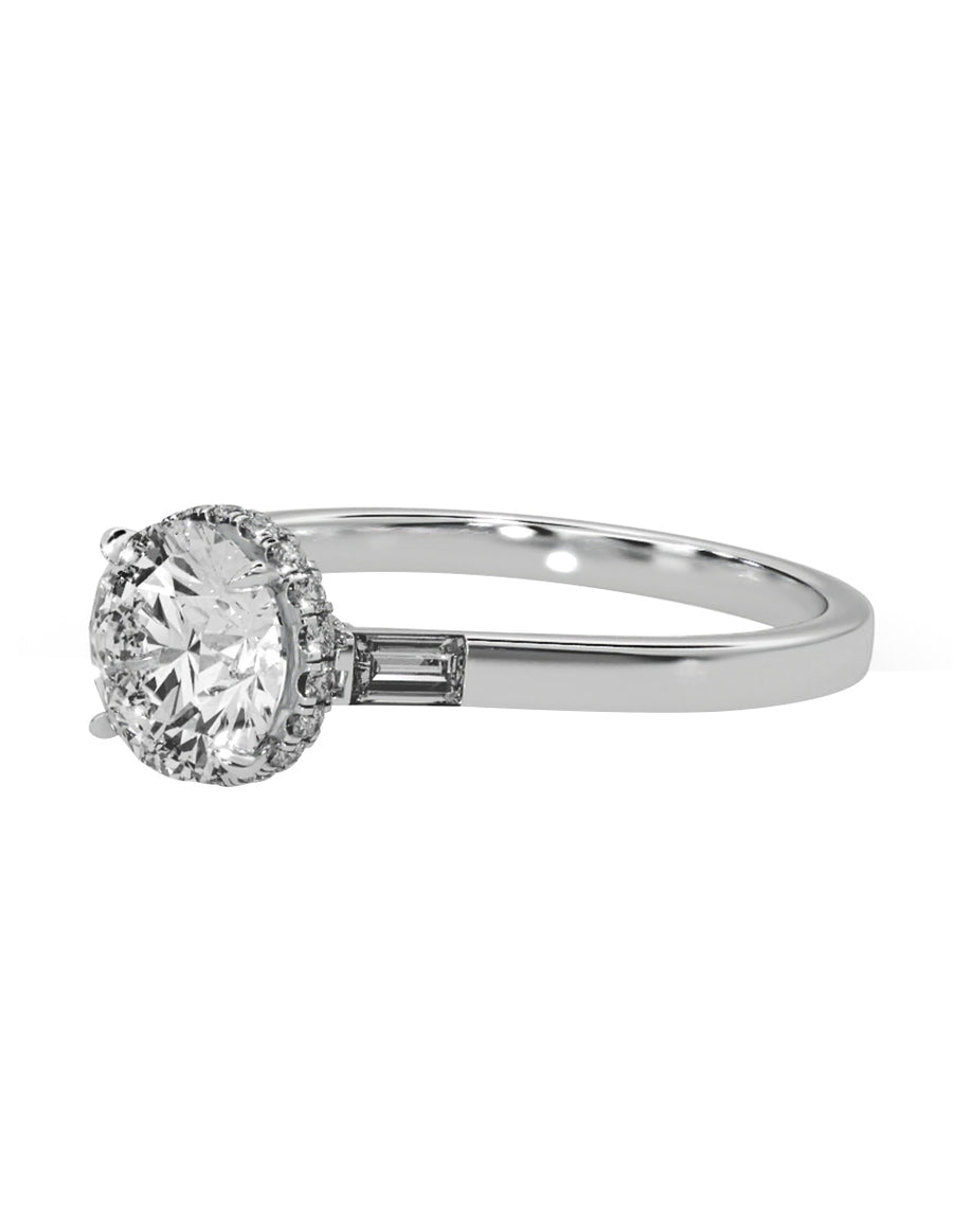 MONTADURA PARA PERSONALIZAR ANILLO DE COMPROMISO - PAVÉ